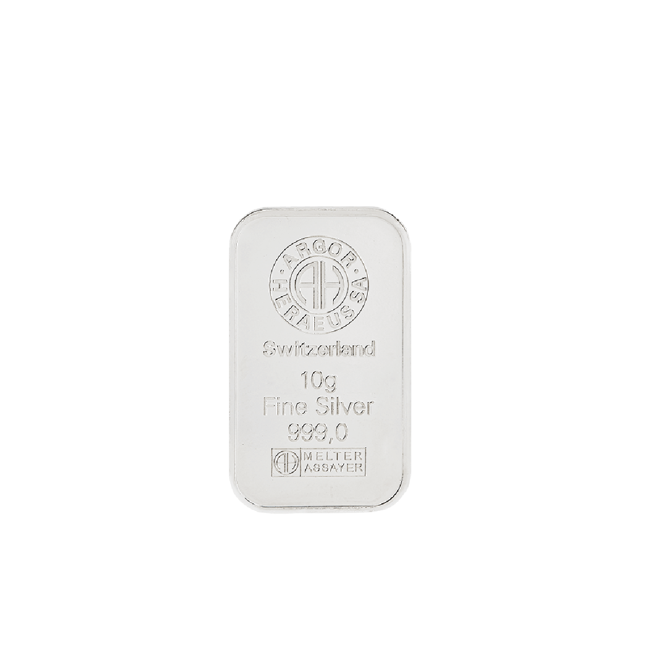 Argor-Heraeus 10 Gram Silver 999 Minted Bar