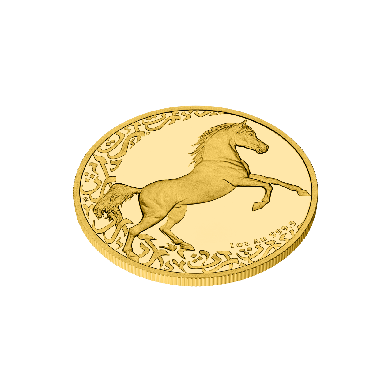 Czech Mint 1 Ounce Gold 9999 Treasures of the Gulf - The Horse 2024 Proof Coin