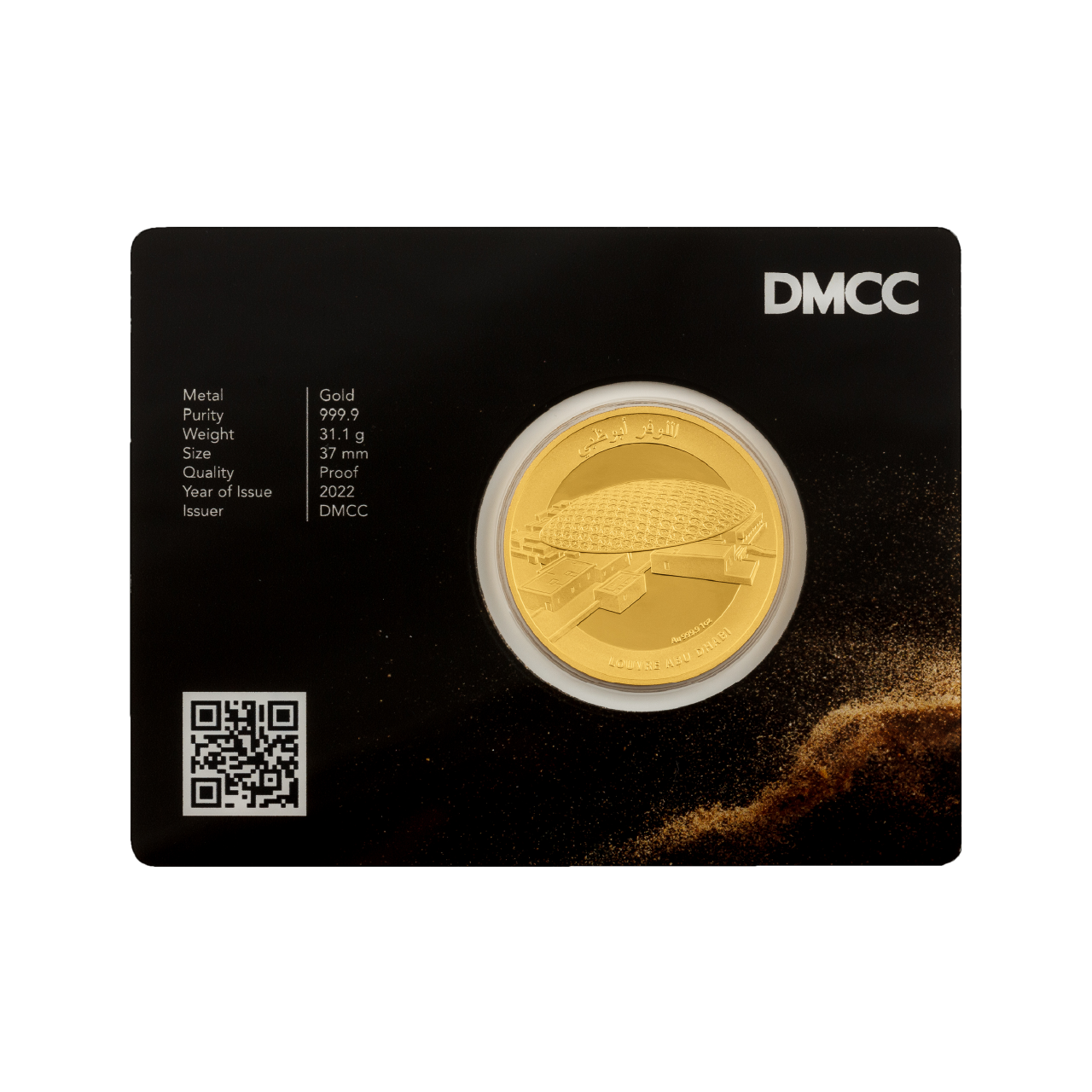 UAE 1 Ounce Gold 9999 Louvre Abu Dhabi Bullion Coin