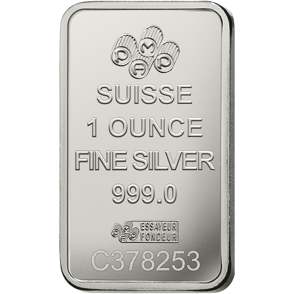 PAMP 100 Gram Silver 999 Fortuna Minted Bar