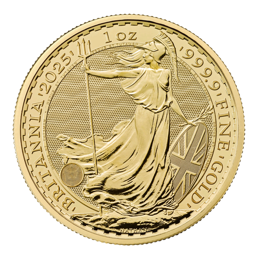 The Royal Mint (UK) 1 Ounce Gold 9999 Britannia Bullion Coin