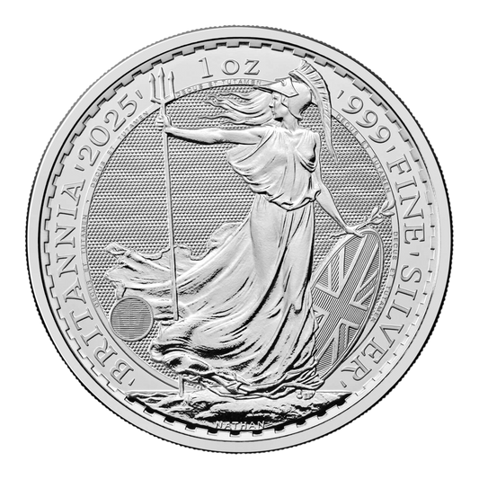 The Royal Mint (UK) 1 Ounce Silver 999 Britannia Bullion Coin