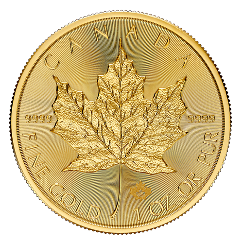 The Royal Canadian Mint 1 Ounce Gold 9999 Maple Leaf Bullion Coin