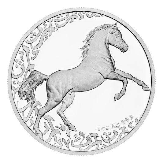 Czech Mint 1 Ounce Silver 999 Treasures of the Gulf - The Horse 2024 Proof Coin