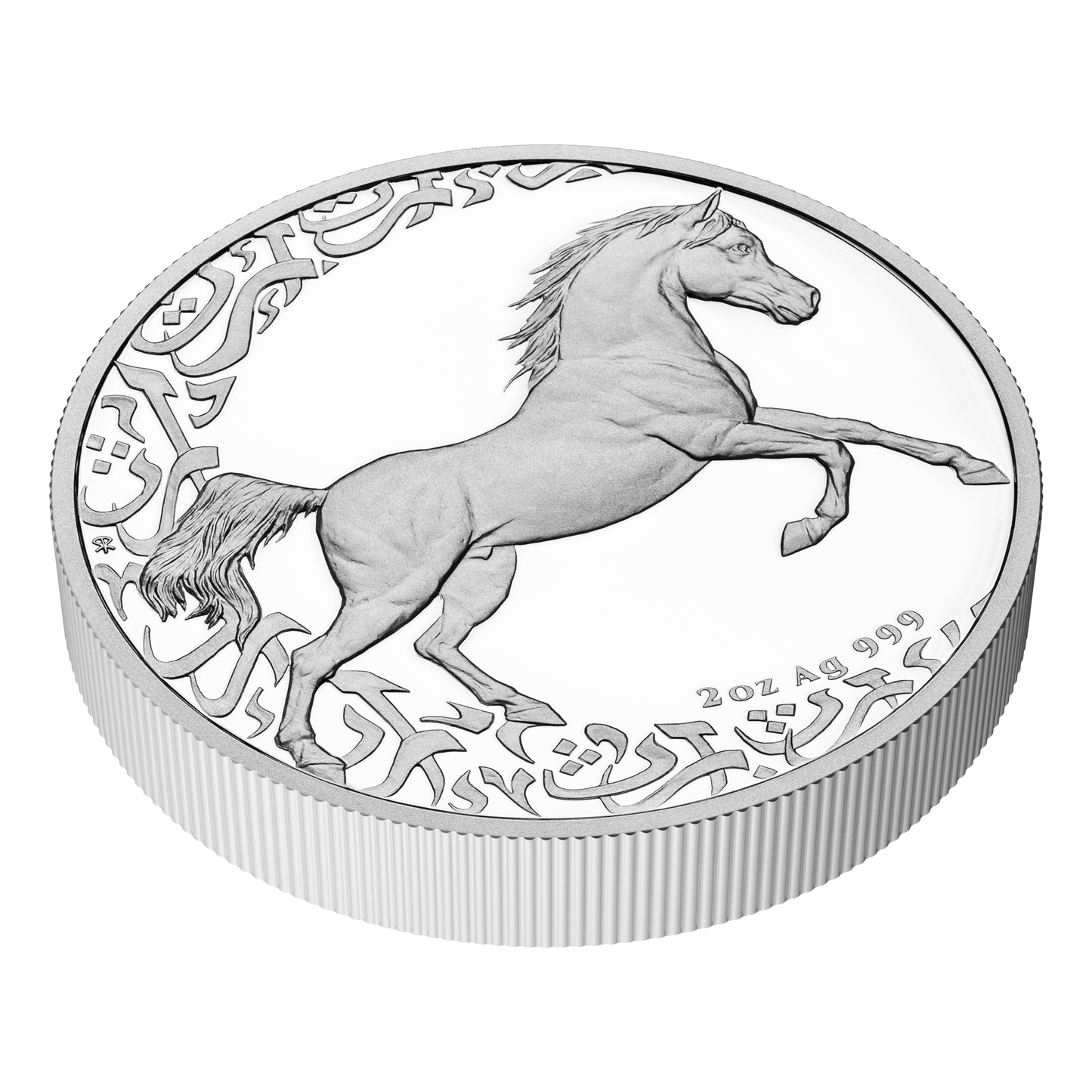 Czech Mint 2 Ounce Silver 999 Treasures of the Gulf - The Horse 2024 Proof Coin