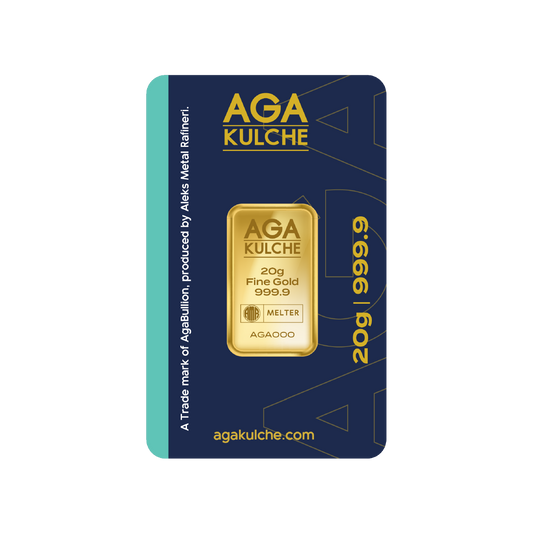 AgaKulche 20g Gold 999.9 Minted Bar