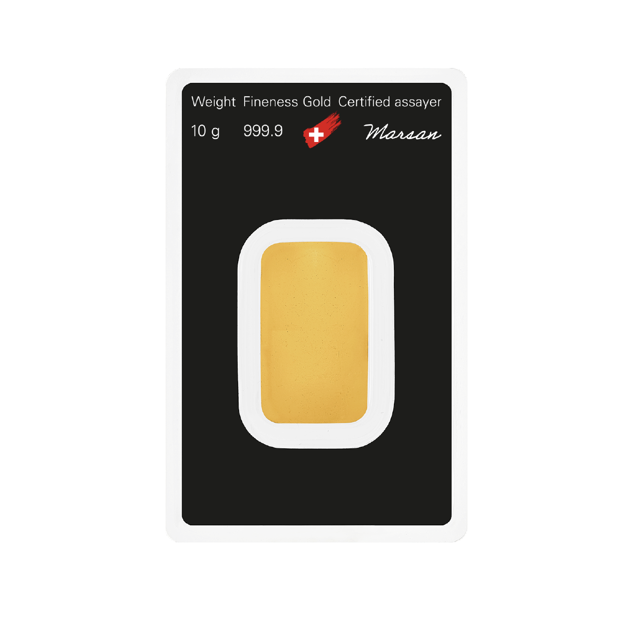 Argor-Heraeus 10 Gram Gold 9999 Minted Bar