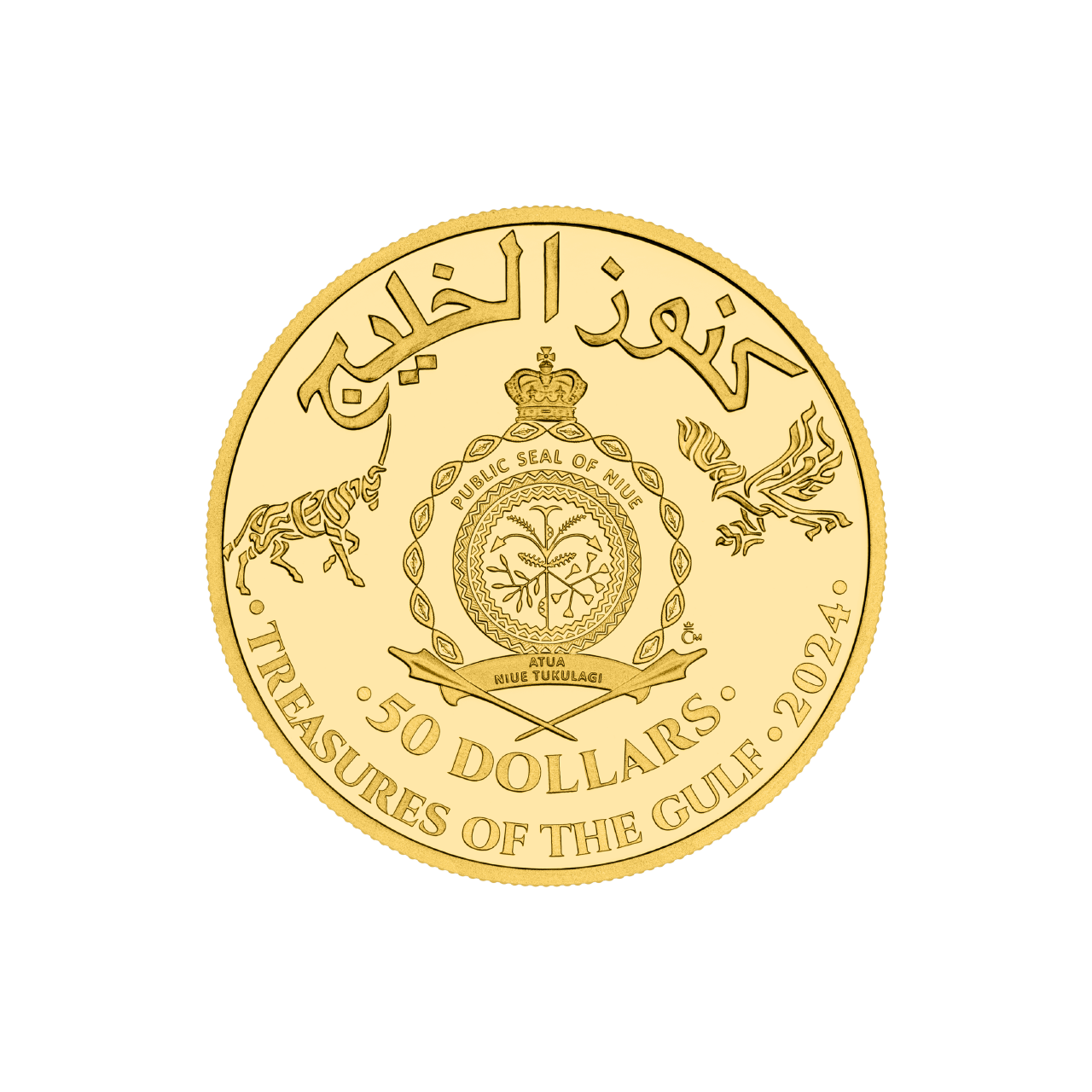 Czech Mint 1 Ounce Gold 9999 Treasures of the Gulf - The Horse 2024 Numbered Proof Coin
