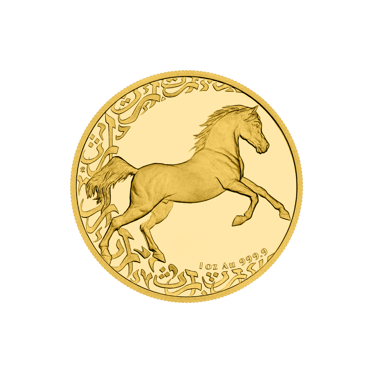 Czech Mint 1 Ounce Gold 9999 Treasures of the Gulf - The Horse 2024 Numbered Proof Coin