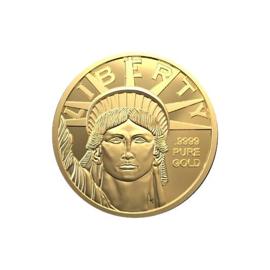 Lady Liberty 1/4 Ounce Gold Coin 9999