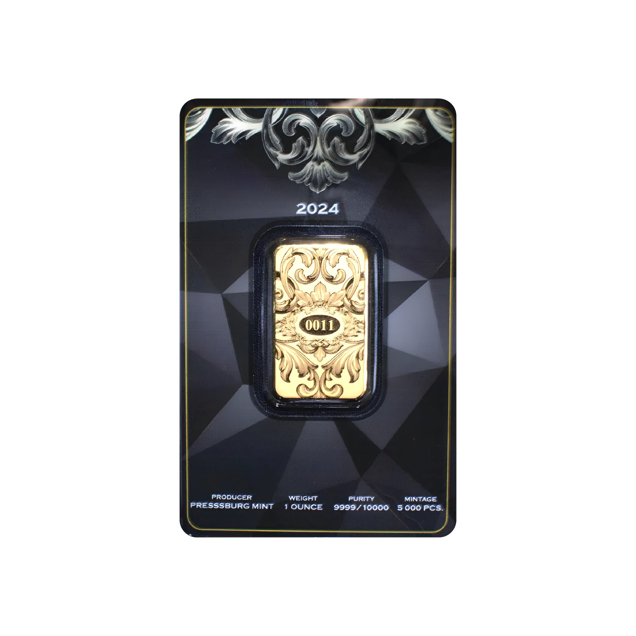 Pressburg Mint 1 Oz Gold Bar 9999