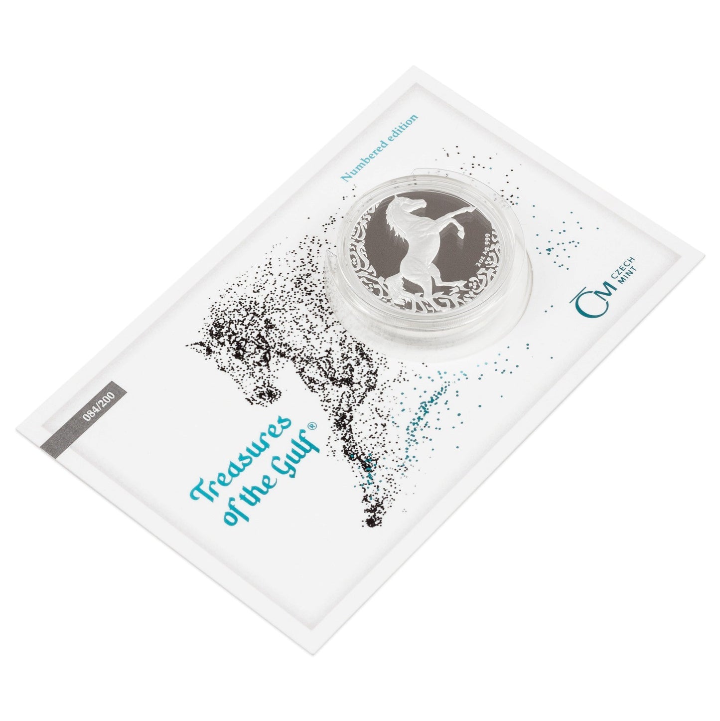 Czech Mint 2 Ounce Silver 999 Treasures of the Gulf - The Horse 2024 Proof Coin