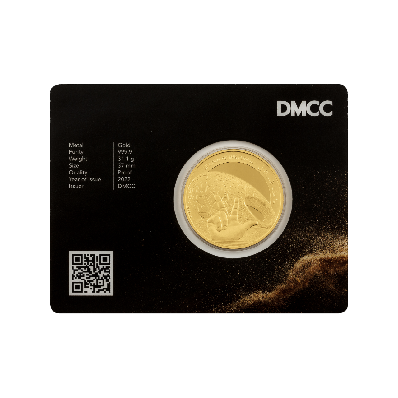 UAE 1 Ounce Gold 9999 Museum of the Future Bullion Coin
