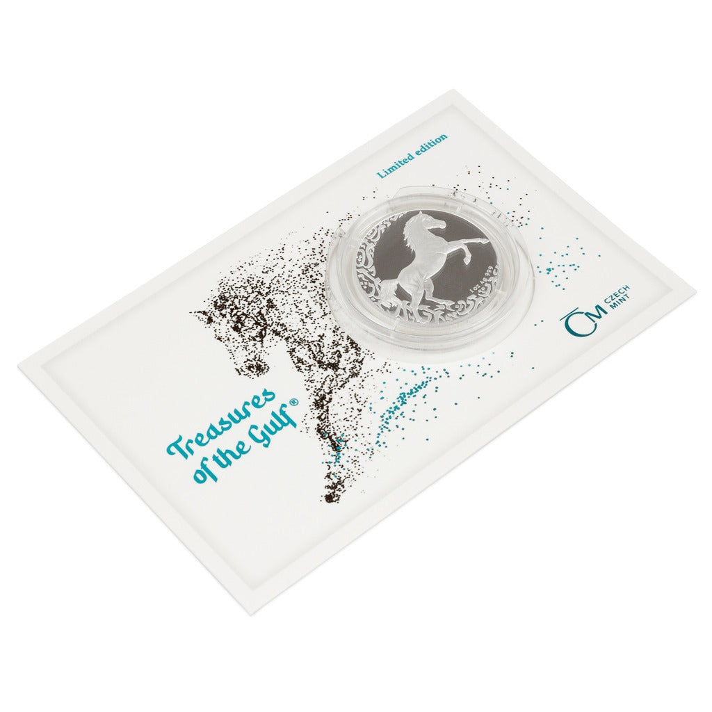 Czech Mint 1 Ounce Silver 999 Treasures of the Gulf - The Horse 2024 Proof Coin