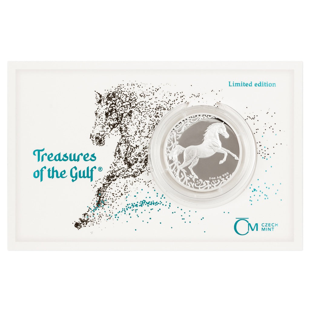 Czech Mint 1 Ounce Silver 999 Treasures of the Gulf - The Horse 2024 Proof Coin