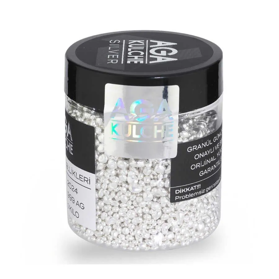 AgaKulche 1000 Gram Silver 999 Granules