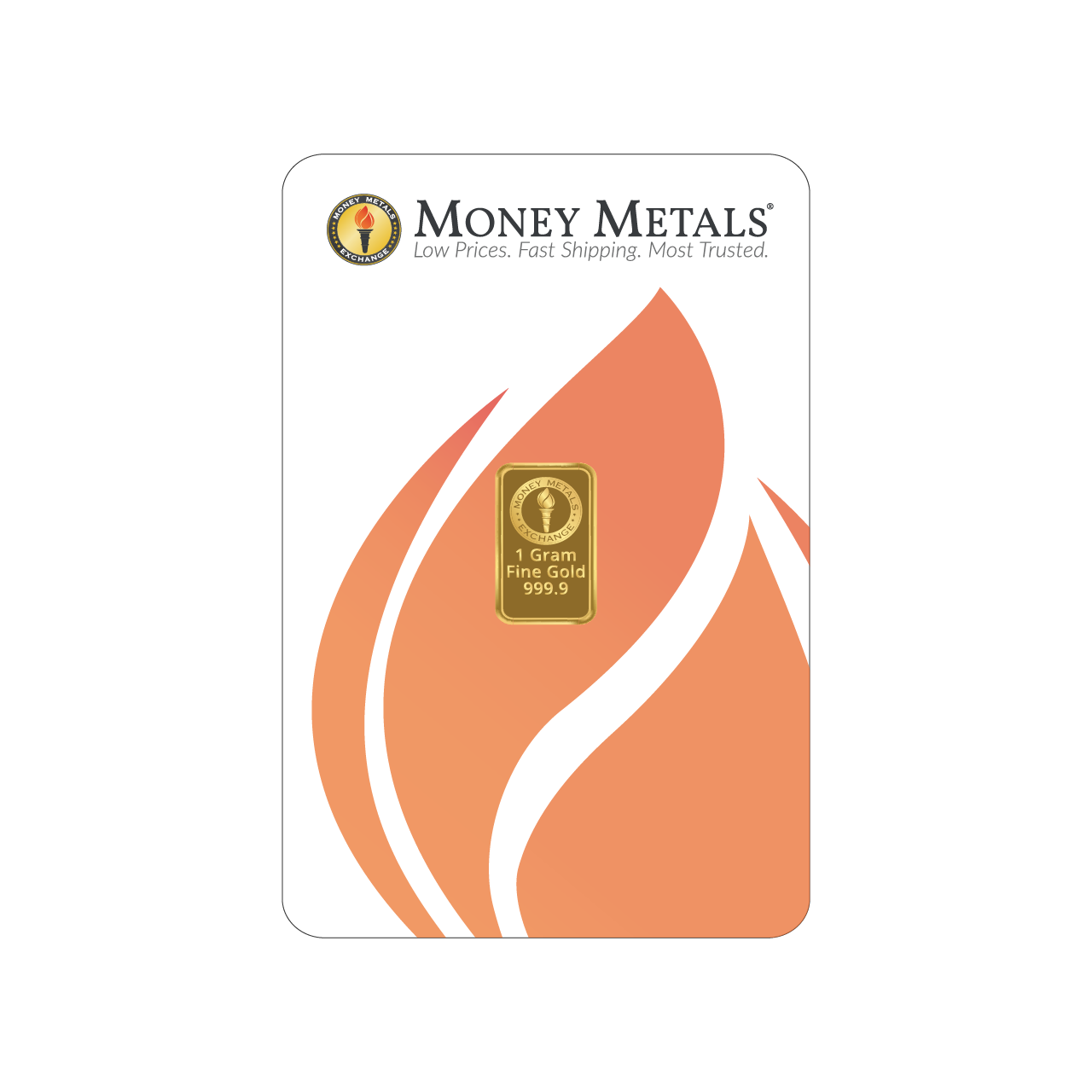Money Metals 1 Gram Gold 9999 Minted Bar