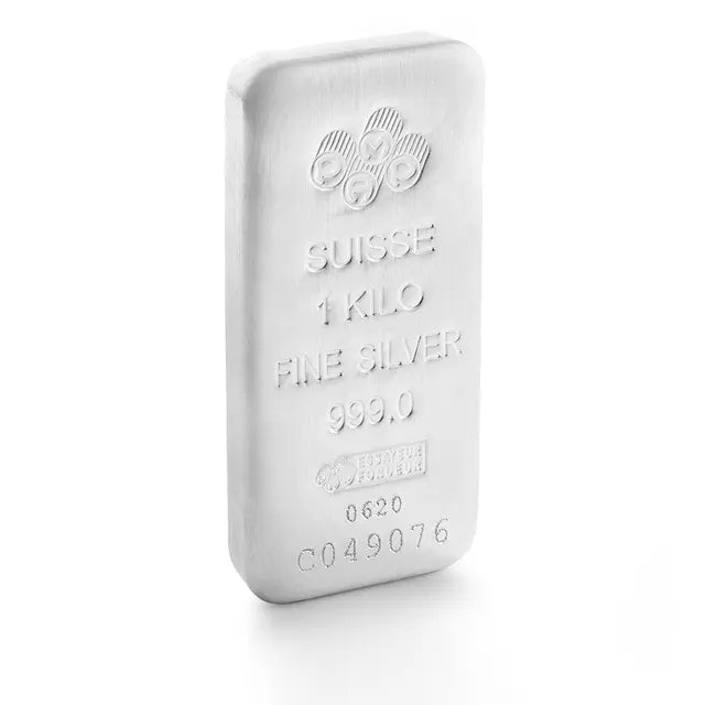 PAMP 1 Kilogram Silver 999 Cast Bar
