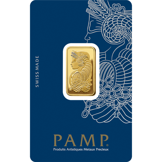 PAMP 10 Gram Gold 9999 Fortuna Minted Bar