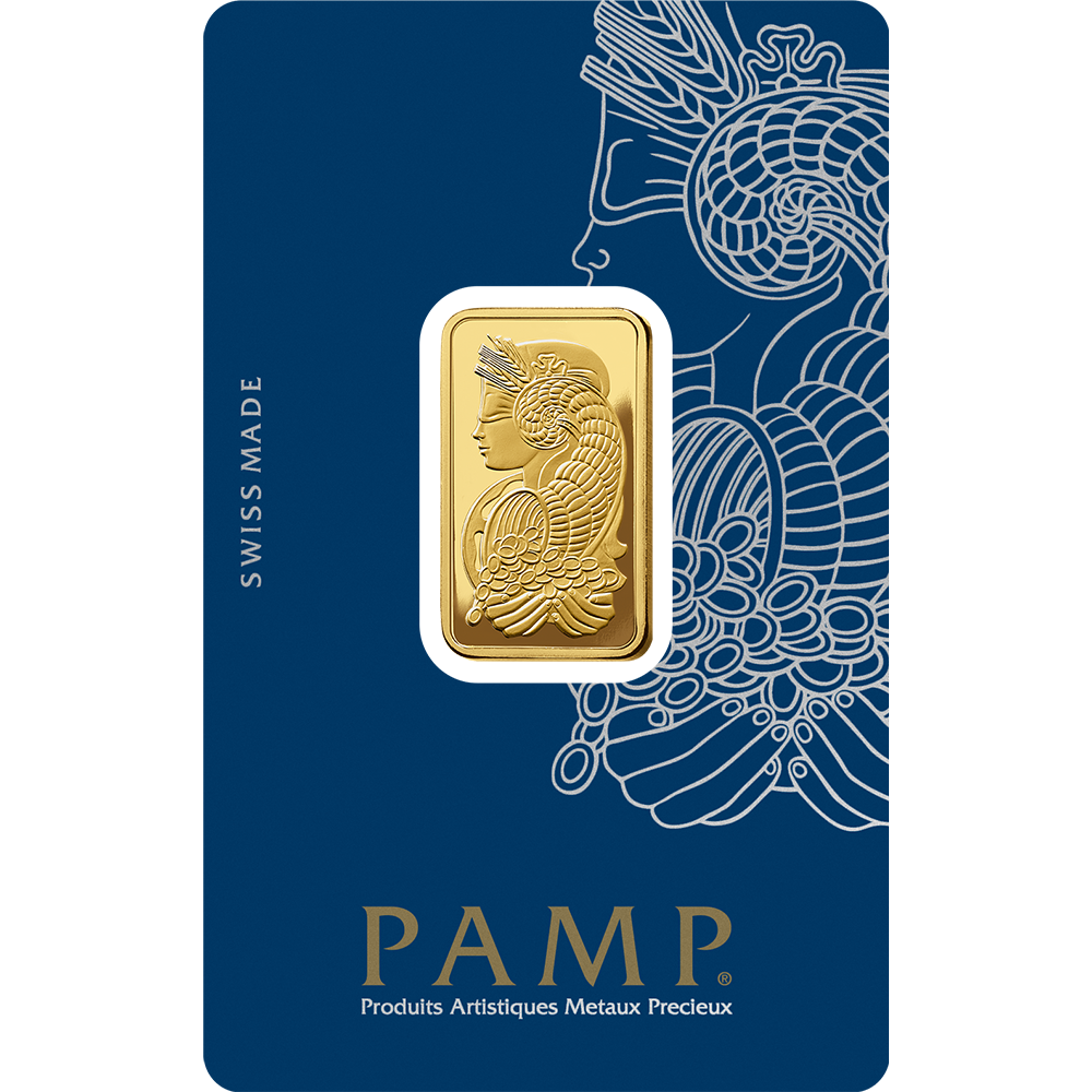 PAMP 1 Tola Gold 9999 Fortuna Minted Bar