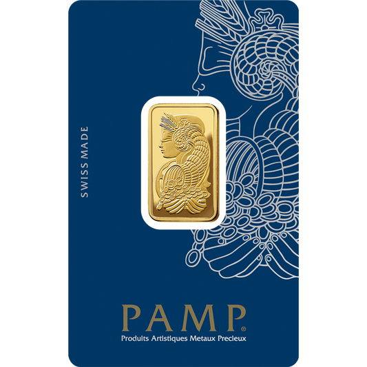 PAMP 1 Tola Gold 9999 Fortuna Minted Bar