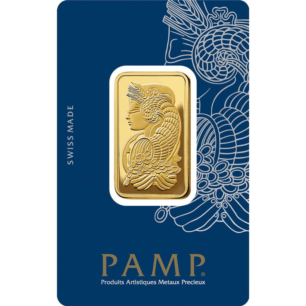 PAMP 2 Tola Gold 9999 Fortuna Minted Bar