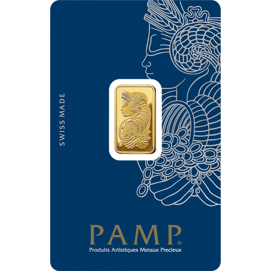 PAMP 5 Gram Gold 9999 Fortuna Minted Bar