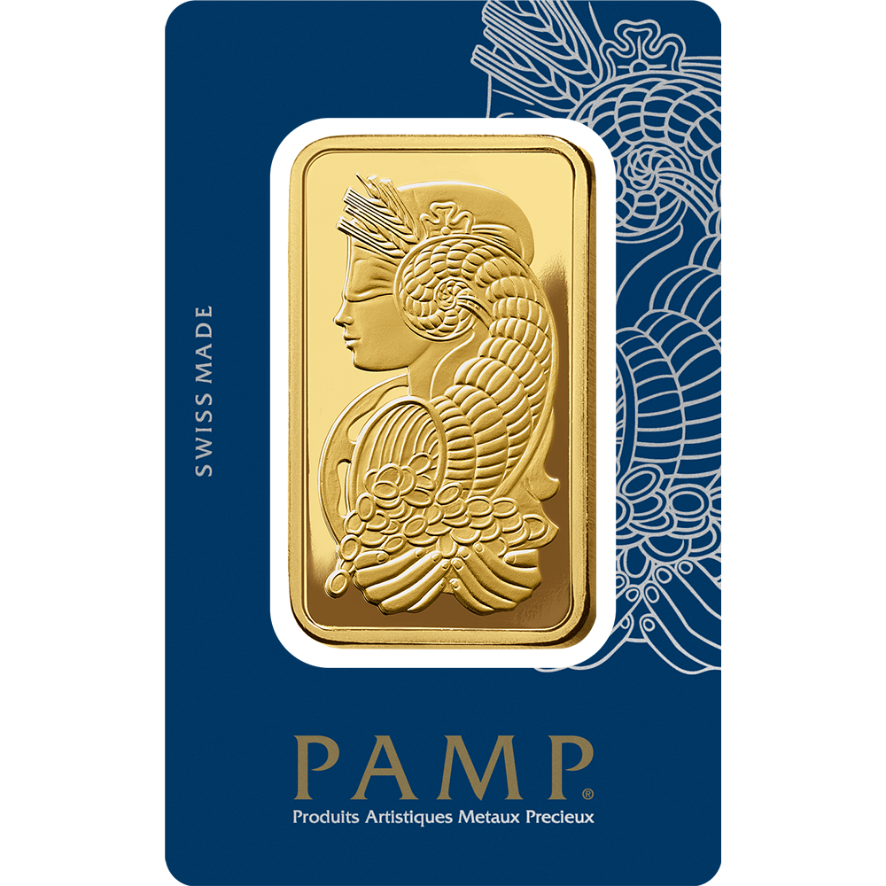 PAMP 5 Tola Gold 9999 Fortuna Minted Bar