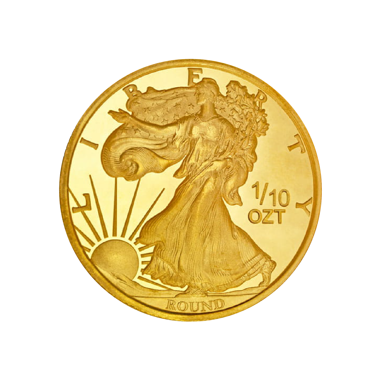 Walking Liberty 1/10 Ounce Gold Coin 9999