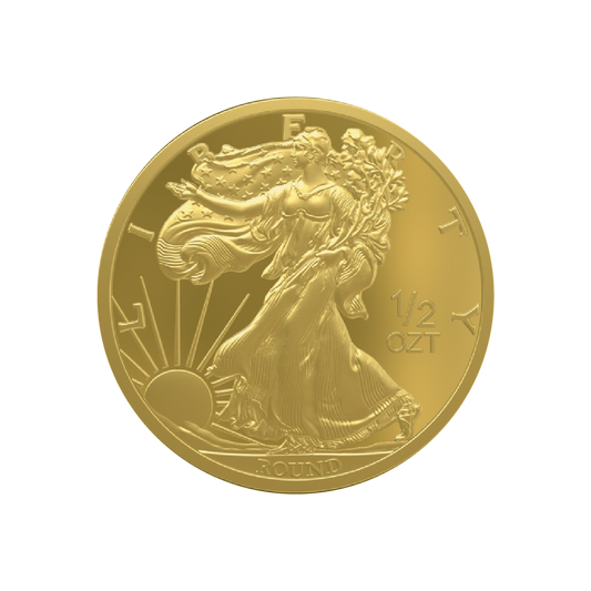 Walking Liberty 1/2 Ounce Gold Coin 9999