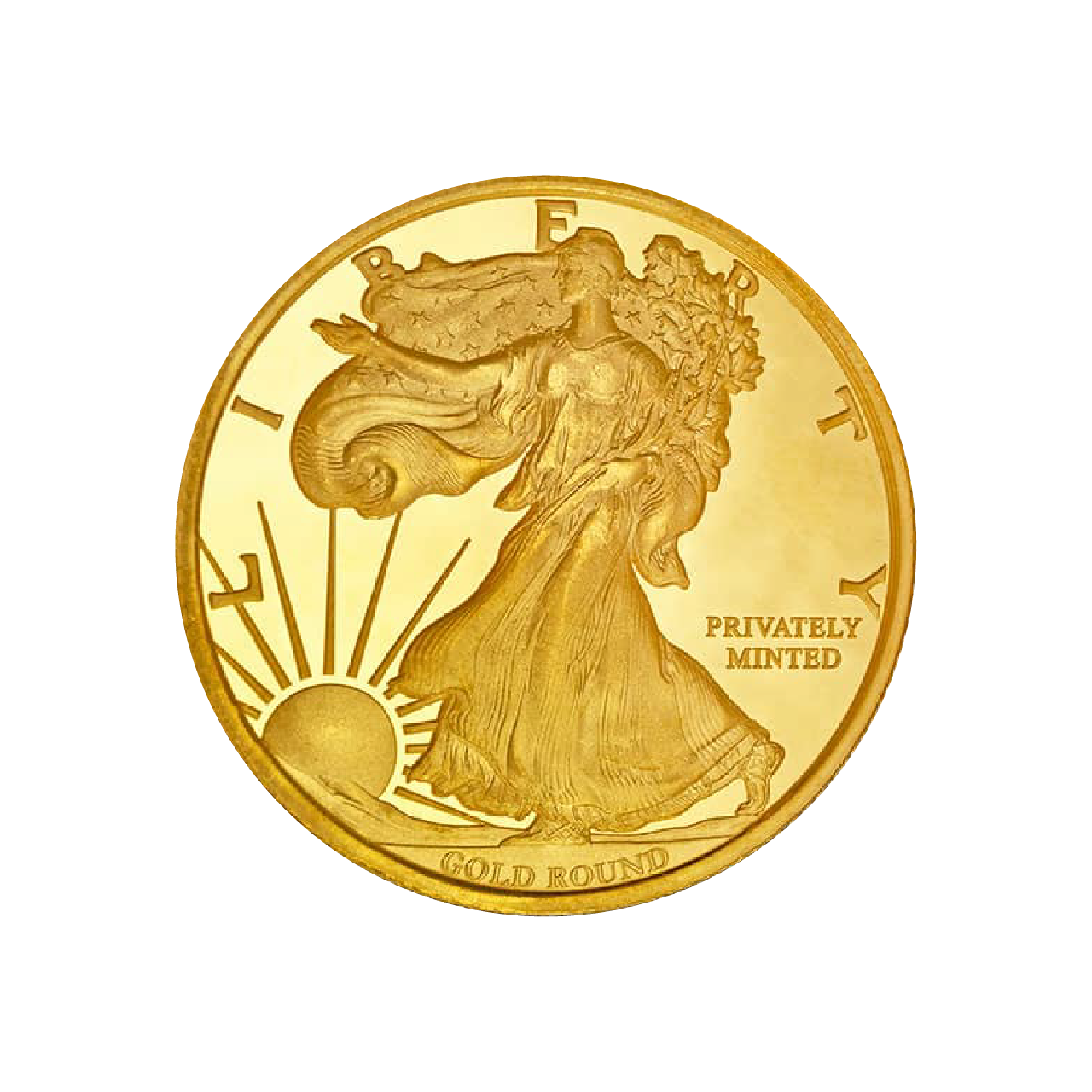 Walking Liberty 1 Ounce Gold Coin 9999